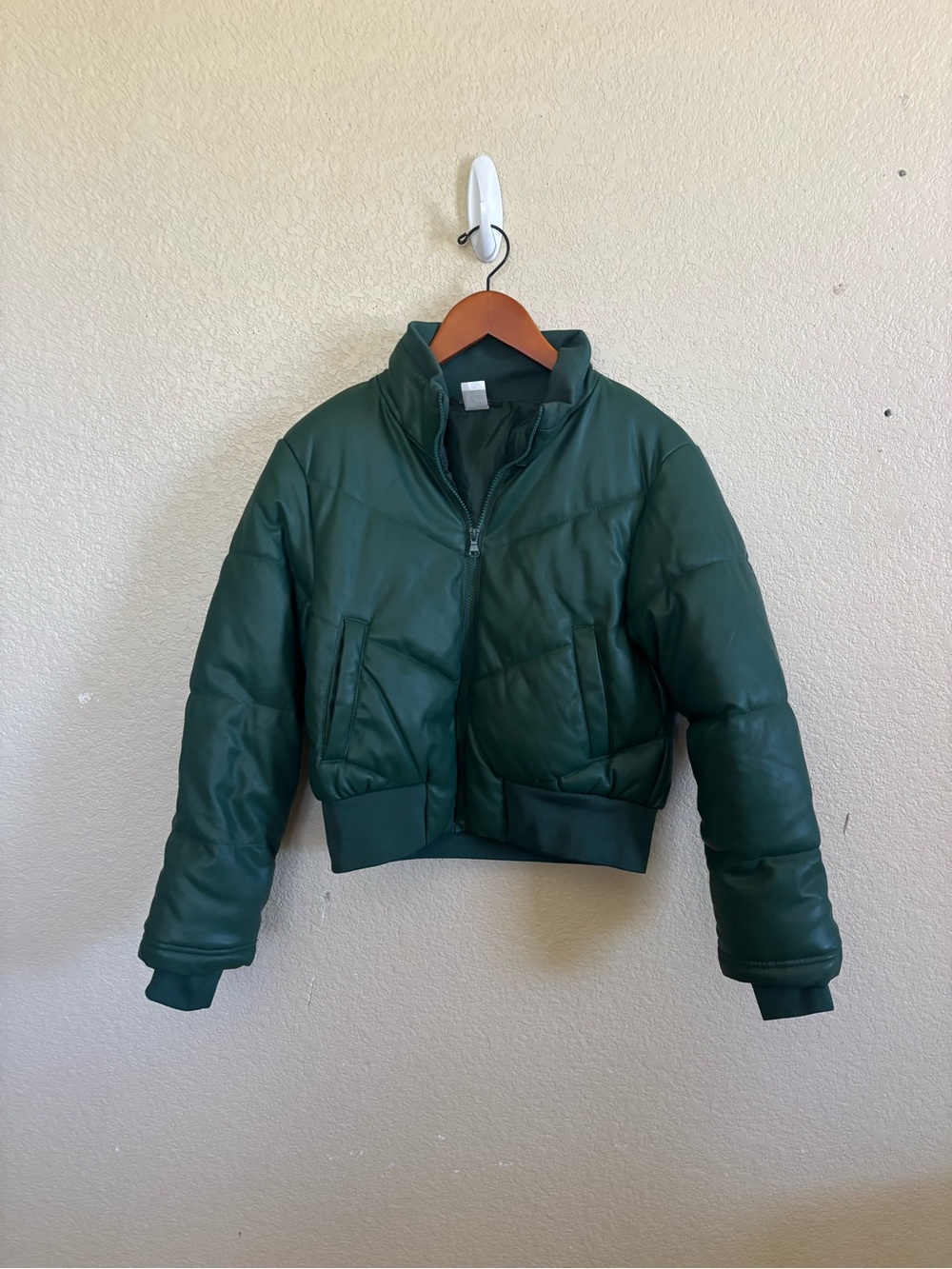 Green Ci Sono Puffer Jacket